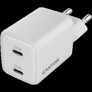 CANYON charger CU35CC GaN 35W 2xPD EU White - Slika 3