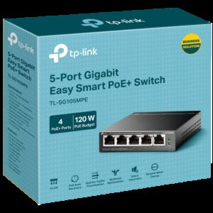 5-Port Gigabit Easy Smart Switch with 4-Port PoE+ - Slika 2