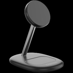CANYON wireless charger WCS-205 15W Qi2 2in1 Black - Slika 3