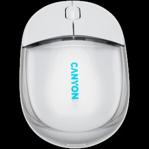 CANYON mouse OnClick 24 BT/ Wireless Transparent/W - Slika 2