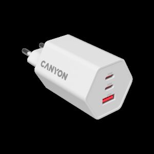 CANYON charger HEXAGON 65 GaN 65W 2xPD 1xQC EU Whi - Slika 3