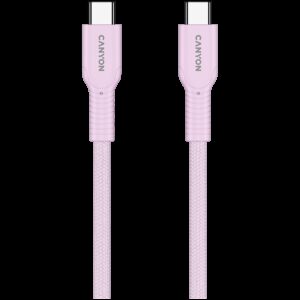 CANYON cable OnWire 60CL C-C 60W COLOR Braided 1m - Slika 3