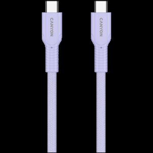 CANYON cable OnWire 60CL C-C 60W COLOR Braided 1m - Slika 3