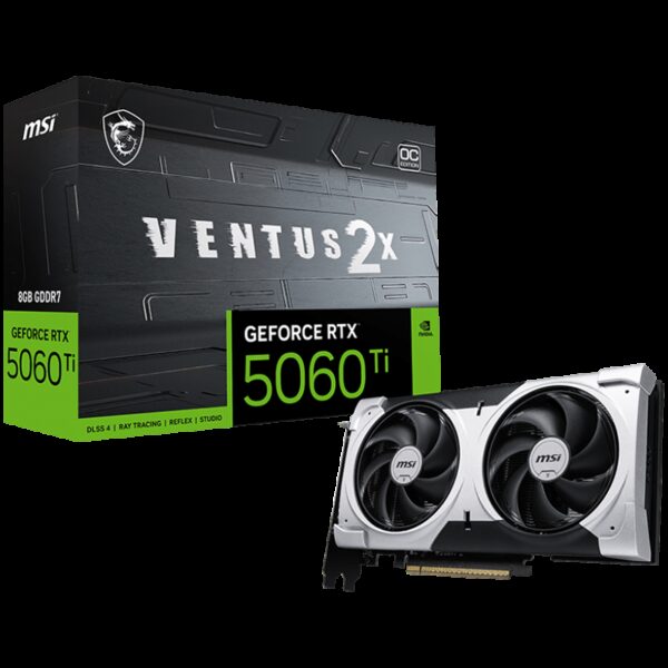 MSI RTX 5060 TI 8G VENTUS 2X OC PLUS MSI RTX 5060 TI 8G VENTUS 2X OC PLUS