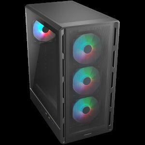COUGAR AIRFACE PURE RGB PC Case, Mid Tower, Black - Slika 3
