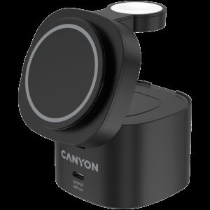Canyon 4 in 1 Wireless Charging Stand, 30W max, Si - Slika 2
