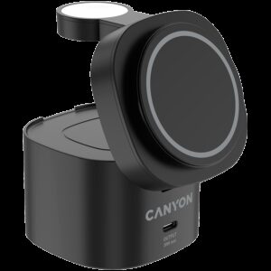Canyon 4 in 1 Wireless Charging Stand, 30W max, Si - Slika 3