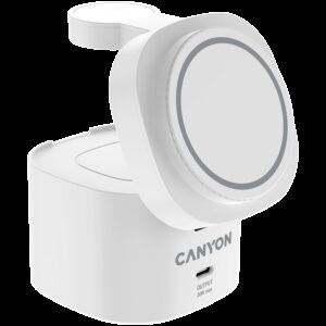 Canyon 4 in 1 Wireless Charging Stand, 30W max, Si - Slika 3