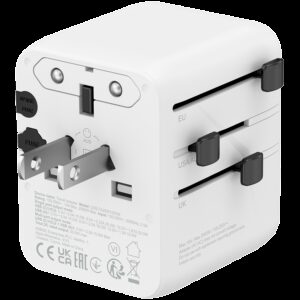 CANYON Travel Adapter OnTour 20 EU/UK/US/AUS 20W  - Slika 3
