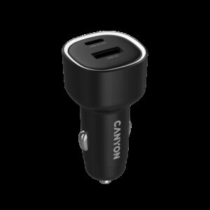 CANYON car charger OnDrive 85 PD 85W USB-A+USB-C B - Slika 3
