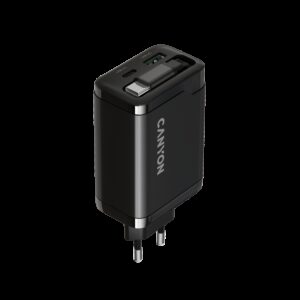 CANYON charger OnCharge 65RC Build-In Cable USB-C - Slika 3