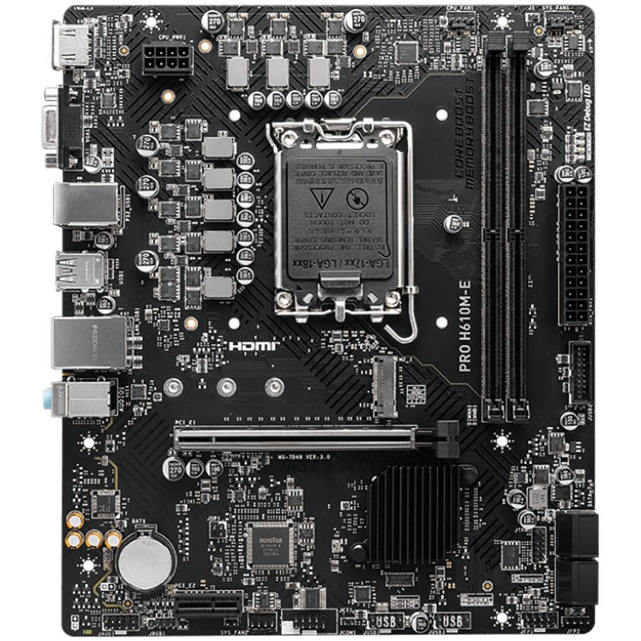 MSI PRO H610M-E_DDR5