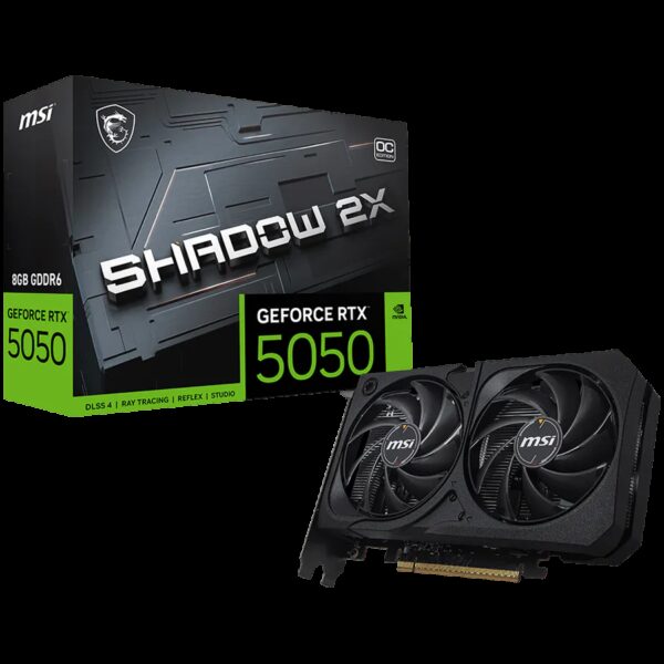 MSI RTX 5050 8G SHADOW 2X OC BULK MSI RTX 5050 8G SHADOW 2X OC BULK