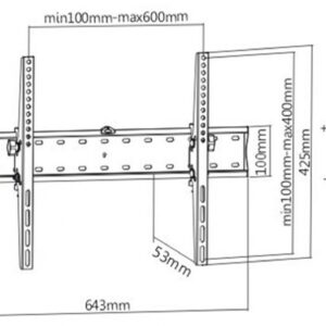 TV Nosac 37-70'' nagib - Slika 1