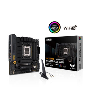 ASUS MB TUF GAMING B650M-PLUSWIFI, AM5, 4x DDR5, DP, HDMI,2x M.2, 4x SATA, 8xUSB, mATX - Slika 1