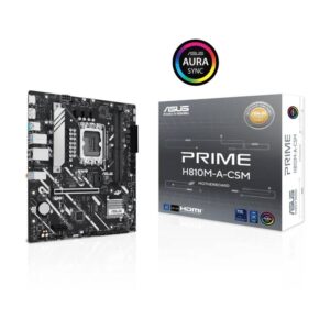 ASUS MB PRIME H810M-A-CSM  LGA1851, 2x DDR5, 6x USB, DP, HDMI, 2x M.2, mATX - Slika 1