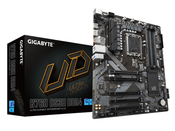 Gigabyte MB B760 DS3H DDR4LGA1700; 4xDDR4;2xM.2; 4xSATA;6xUSB; HDMI