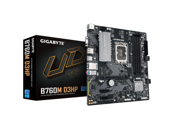 Gigabyte MB B760M D3HP LGA1700; 4xDDR5; 2xM.2