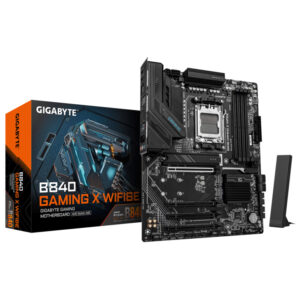 Gigabyte MB B840 GAMING X WF6E AM5, 4x DDR5, 3x M.2, 4x SATA 8xUSB; 1x HDMI, 1x DP, ATX; - Slika 1
