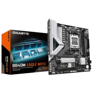 Gigabyte MB B840M EAGLE WIFI6 AM5; 2xDDR5; 2xM.2; 4xSATA 7xUSB; HDMI, DP; USB Type-C, mATX; - Slika 1