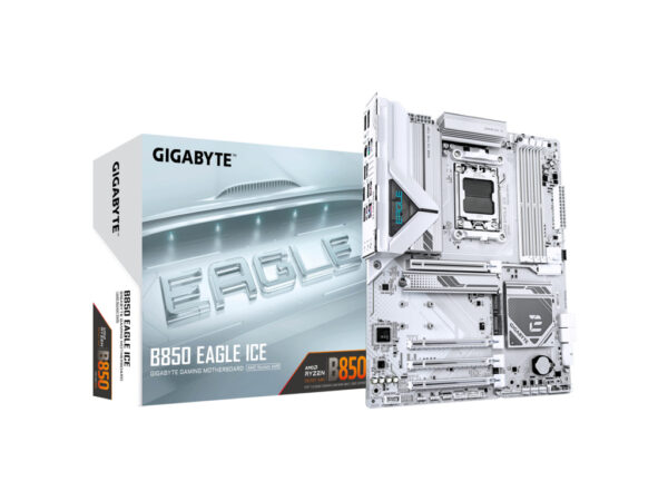 Gigabyte MB B850 Eagle Ice AM5; 4xDDR5; 3xM.2; 4xSATA 8xUSB; HDMI