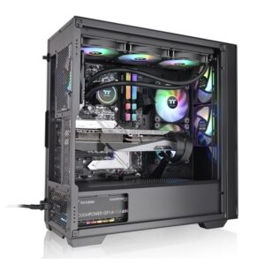 Thermaltake Divider 370 ARGB Mid tower, tempered glass, 3x 120mm ARGB PWM fan - Slika 2