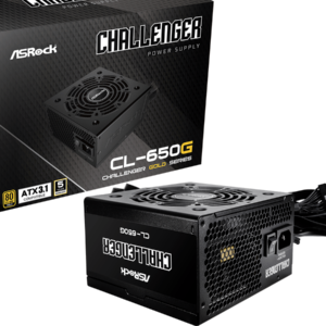 ASROCK PSU 650W Gold, CL80PLUS, 120mm fan, ATX 3.1PCIe 5.1 - Slika 1