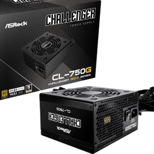 ASROCK PSU 750W Gold Challenge80PLUS, 120mm fan, ATX 3.1PCIe 5.1 - Slika 1