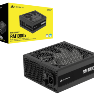 Corsair PSU 1000W RM1000xGold, Fully Modular, 12V-2x612xSATA, 4xPCIe, ATX 3.1, PCIe 5.1 - Slika 2