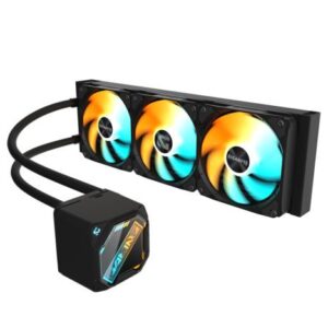 Gigabyte Liquid Cooler GME 360 3x ARGB fan, Black LGA 1851/1700/115X/1200, AM5 / AM4 - Slika 1