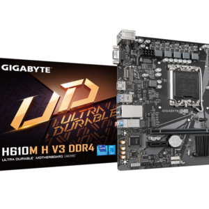 Gigabyte MB H610M H V3 DDR4LGA1700; 2xDDR4; M.2, 4xSATA6xUSB; VGA, HDMI; mATX - Slika 1