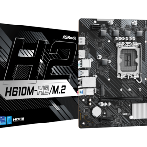 ASROCK MB H610M-H2/M.22xDDR4, M.2, 4xSATA, 2xHDMImicroATX - Slika 1