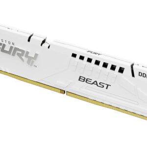Kingston 16GB 6000MHz DDR5 W.White, Fury Beast (1x16GB),CL30, EXPO,XMP,1RX8, 288-pin 16Gbit - Slika 1
