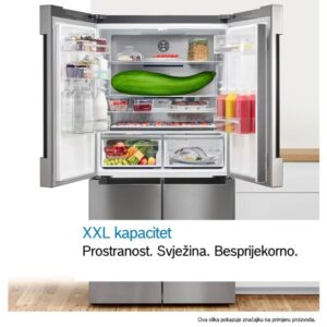 BOSCH Frenchdoor hladnjak,Serie 4|, XXL, CRNA, 547L189,5X88,5cm, NoFrost... - Slika 3