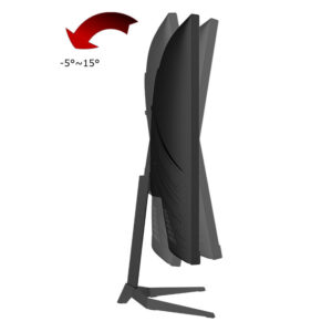 LC-Power Gaming Monitor 23,6"Curved, VA Panel, FHD, 165Hz,1920x1080, 2xHDMI, 2x DP, Audio out - Slika 3