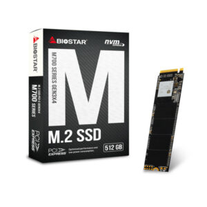 BIOSTAR 512GB SSD, M.2, NVMe PCI-E Gen3x 4, 2280 M.2, R/W: 1650 MB/s, 1400 MB/s - Slika 1