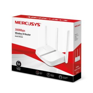 Mercusys 300Mbps Wireless NRouter, 3x5dBi fixed omnidirectional antennas - Slika 3