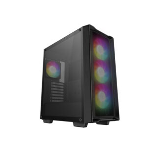 DeepCool Case CC560 Mesh V2Black, ATX, mATX, Mini-ITX,4x ARGB fans - Slika 1