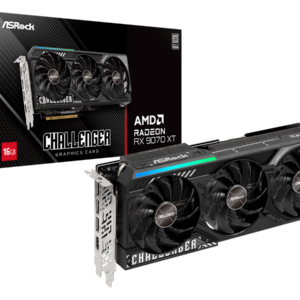 ASROCK VGA RX 9070 XT CL16GB GDDR6, 256bit, 3xDP, HDMI - Slika 1