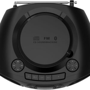 Philips TAZ2200 CD SoundmachinCD; CD-R; CD-RW; FM Antena;BT; USB; KASETEFON; (RMS) 3WX2; crna - Slika 3