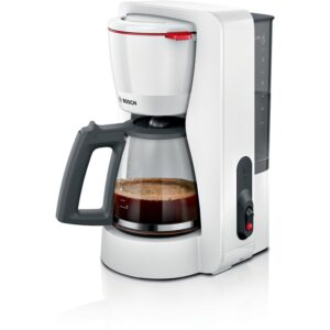 BOSCH  aparat za kafu TKA2M111 My Moment, Bijela, 1.4l,1200WStakleni vrč za 10/15 šoljica kafe - Slika 1
