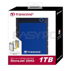 Transcend HDD 1TB StoreJet H3portable,anti-shock,blue - Slika 3