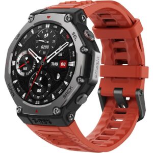 Amazfit T REX 3 Lava 1.5" AMOLED; 27 days battery life; GPS; 100 ATM vodootporan - Slika 1