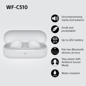 Sony bežične slušalice WF-C51011 sati trajanja baterije,s još 11 sati u kutijici za punjenje; - Slika 3