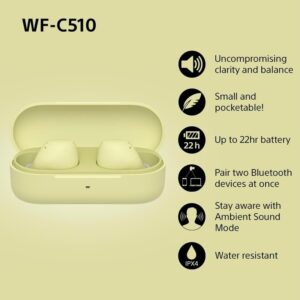 Sony bežične slušalice WF-C51011 sati trajanja baterije,s još 11 sati u kutijici za punjenje; - Slika 3