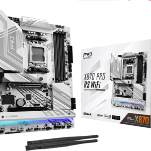 ASROCK MB X870 PRO RS WIFIAMD X870, 4xDDR5, 3xM.24xSATA, WIFI7, USB4, RAID, ATX, 2.5G LAN - Slika 1