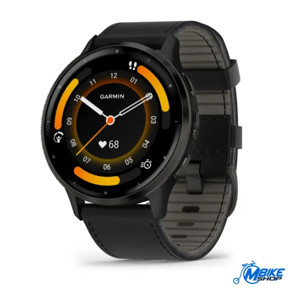 GARMIN Venu 3 Black Slate Leather GARMIN Venu 3 Black Slate Leather