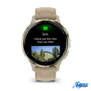 GARMIN Venu 3S French Gray Soft Gold Leather - Slika 3