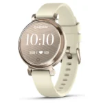 GARMIN Lily 2 Cream Gold silikonski kaiš boje kokosa