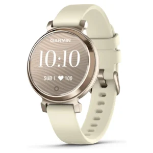 GARMIN Lily 2 Cream Gold silikonski kaiš boje kokosa